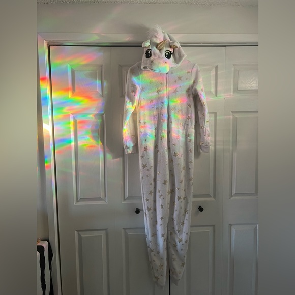 Gold and White Unicorn Jumper - Picture 2 of 8